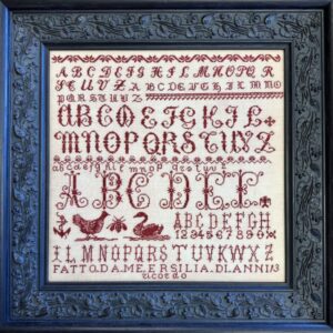 Ersillia's Sampler by Samplers In My Attic
