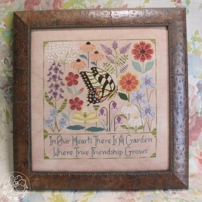Heart's Garden by Blue Flower