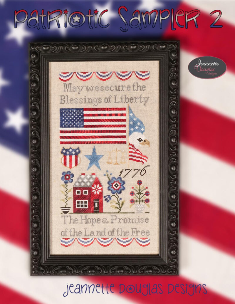 Patriotic Sampler 2  by Jeanette Douglas Designs
