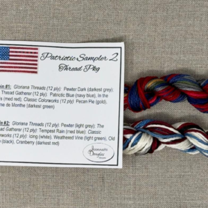 Patriotic Sampler 2 Silk Floss Pack by Jeanette Douglas Designs