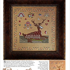 Argyle Deer by NeedleWork Press