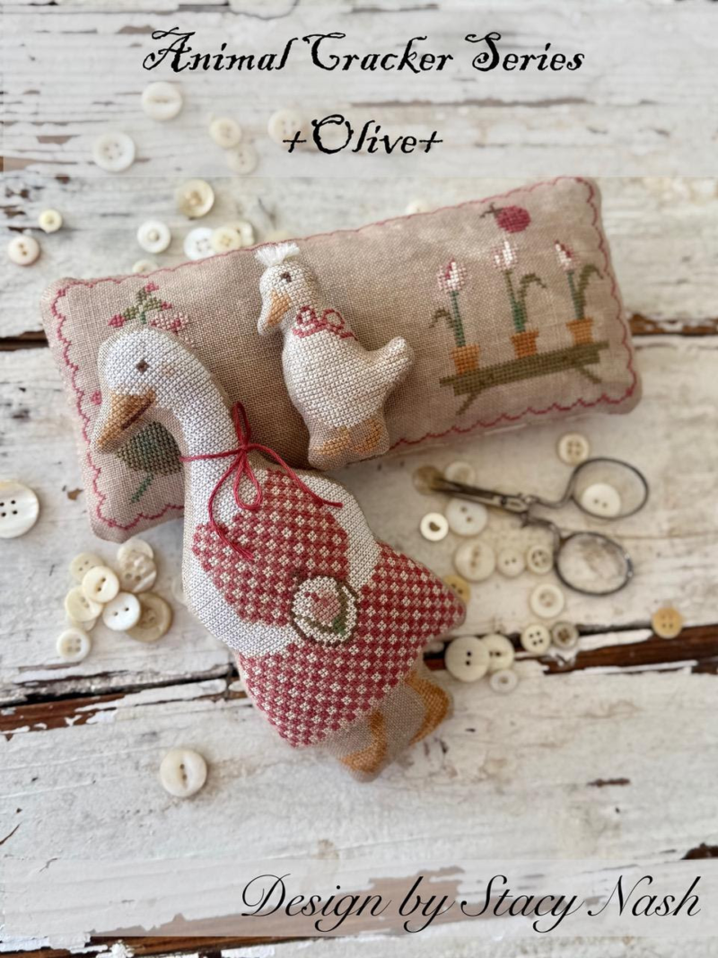 Olive Animal Cracker by Stacy Nash Designs
