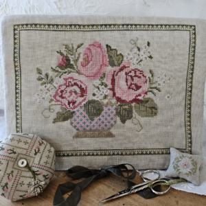 Peony Pocket by Samplers Not Forgotten