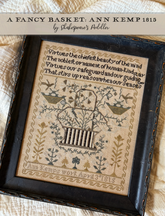 A Fancy Basket by Shakespeare's Peddler