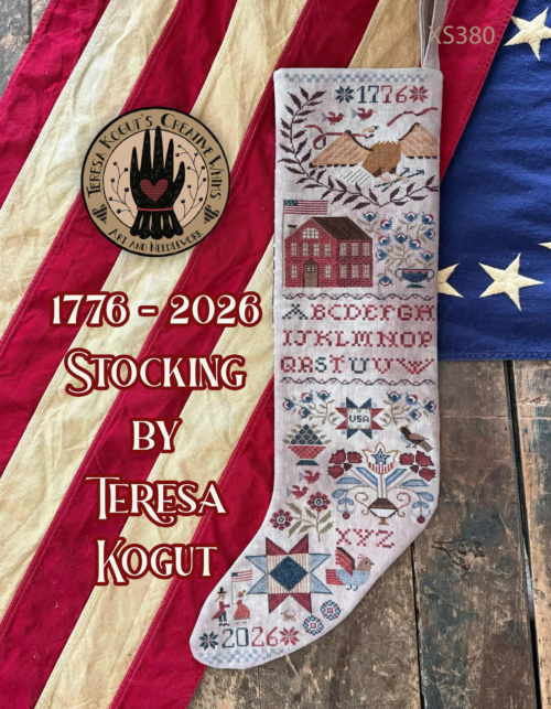 1776-2026 Stocking by Teresa Kogut's Creative Whims