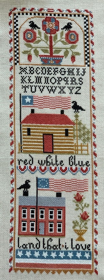 Patriotic Band Sampler by Twin Peak Primitives
