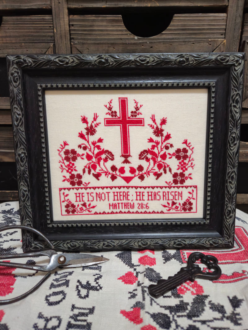 He Has Risen by Quaint Rose Needlearts