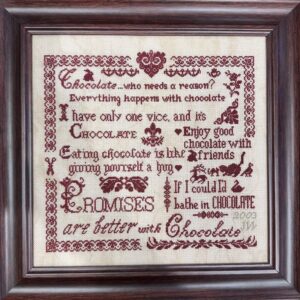 The Chocolate Sampler by Samplers In My Attic