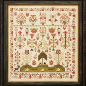 Elizabeth Stephenson 1854 the Queen of the May 2025 by Hands Across the Sea Samplers