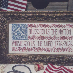 Toile Flag by Quaint Rose Needlearts