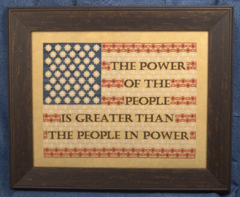 The Power of the People by Wildflower Stitching
