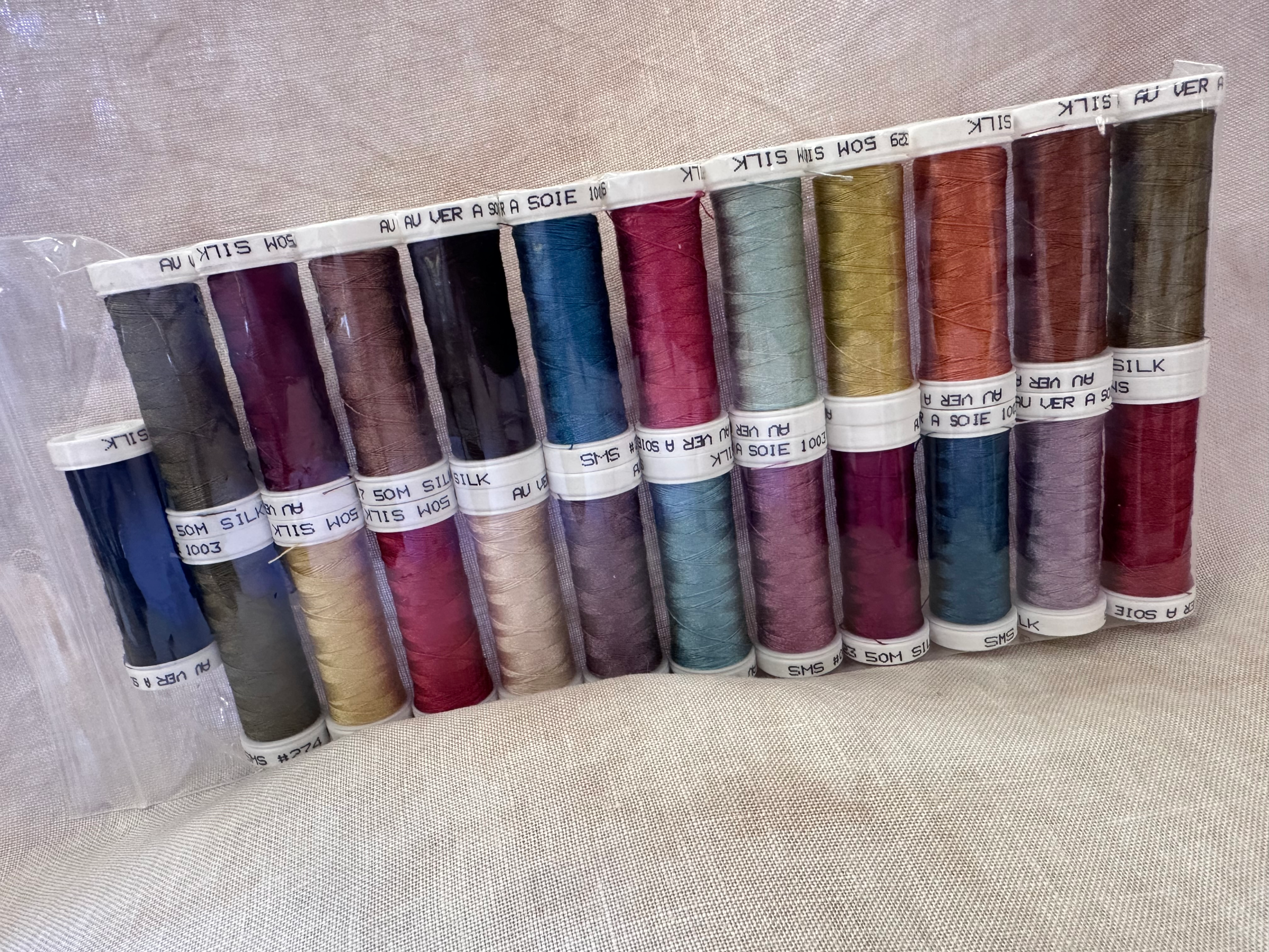 100.3 Silk Pack for Ann Watson ~ 2026 Queen of the May by Hands Across The Sea Samplers