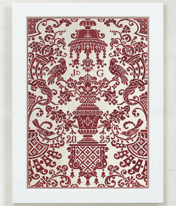 Baldaquin Birdies by Modern Folk Embroidery