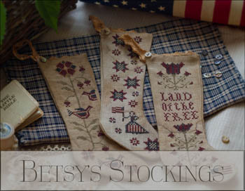 Betsy's Stockings by Plum Street Samplers