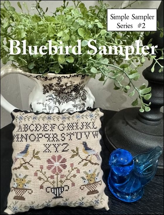 Blue Bird Sampler by The Scarlett House