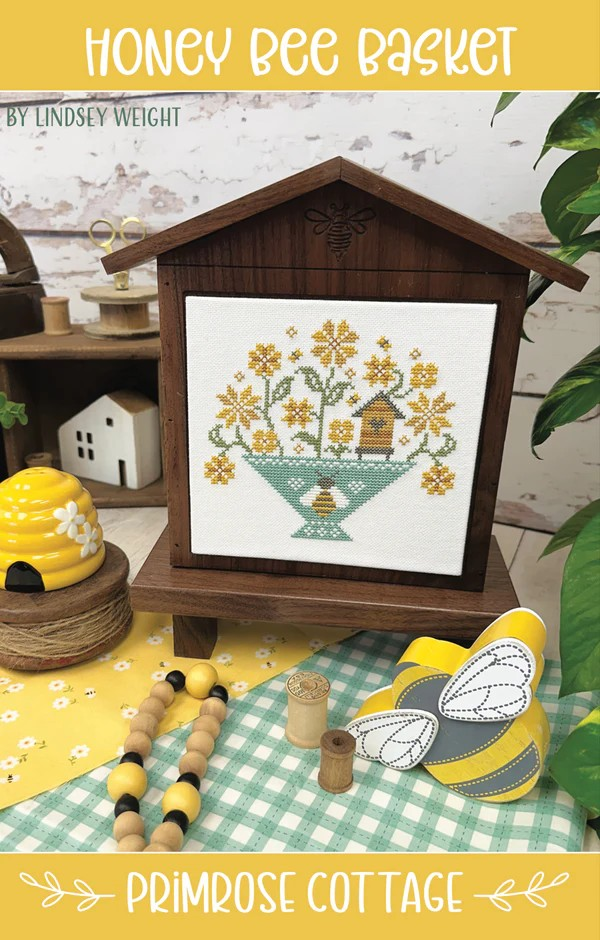 Honey Bee Basket by Primrose Cottage