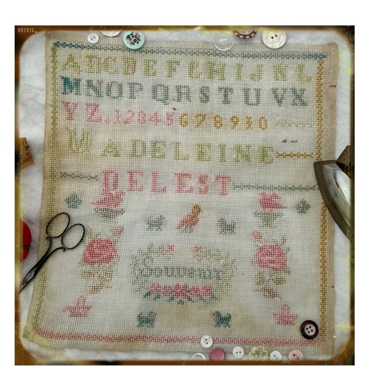Madeleine Delest Sampler by Mrs. Flossy