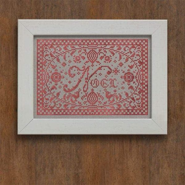 Noel Pillow Pattern by Modern Folk Embroidery