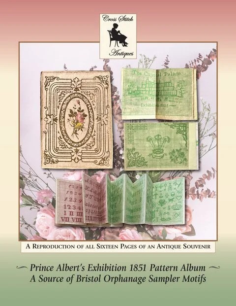 Prince Albert's Exhibition 1851 Pattern Album by Cross Stitch Antiques