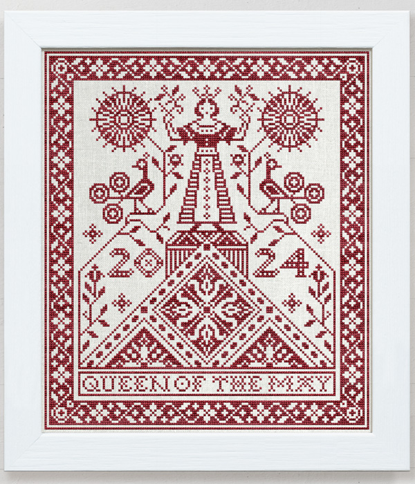 Queen Of The May by Modern Folk Embroidery