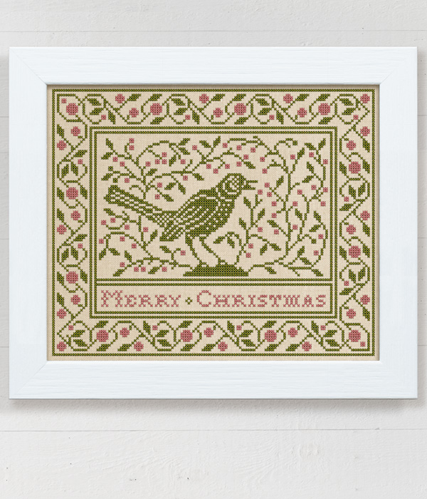 Red Berries by Modern Folk Embroidery
