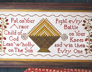 Strong In The Lord by Plum Street Samplers