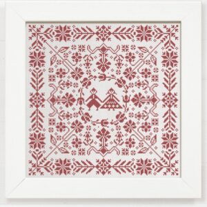 Swedish Folk Cushion by Modern Folk Embroidery