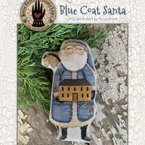 Blue Coat Santa by Teresa Kogut