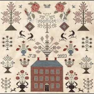 Red Manor Sampler by The Scarlett House