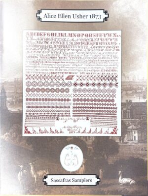 Allice Ellen Usher 1873 by Sassafras Samplers