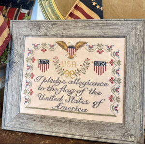 I Pledge Allegiance by Screen Door NeedleWorks