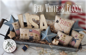 Red, White & Bloom by With Thy Needle & Thread
