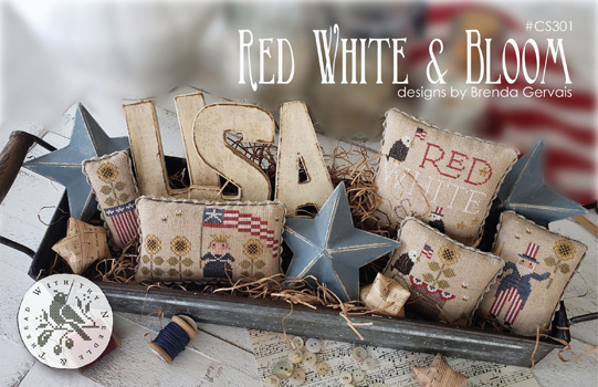 Red, White & Bloom by With Thy Needle & Thread