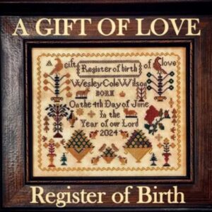 Gift of Love Register of Birth by NeedleWork Press