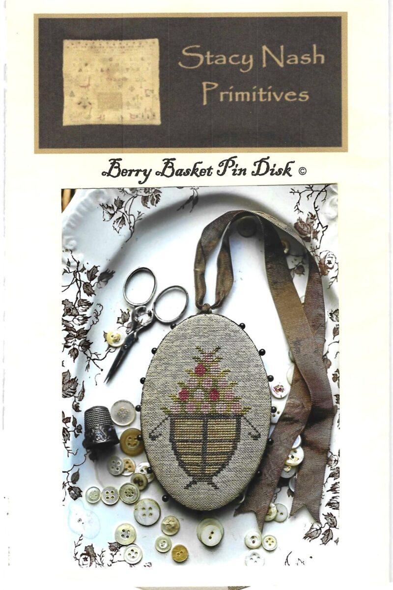 Berry Basket Pin Disk by Stacy Nash