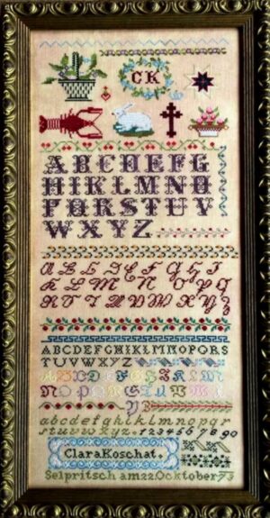 Clara Koschat 1873 by NeedleWork Press