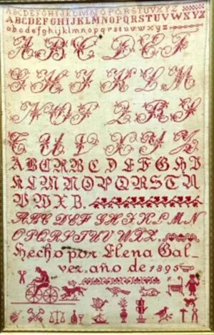 Elena Galvez 1895 by NeedleWork Press