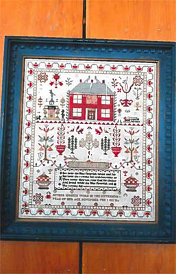 Esther Iddison 1832 Sampler by Chessie & Me