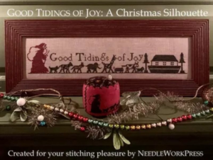 Good Tidings of Joy (Christmas Silhouette) by NeedleWork Press
