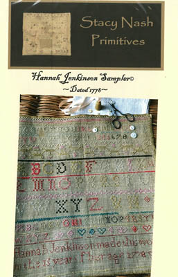 Hannah Jenkinson Sampler 1778 by Stacy Nash Designs