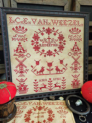 I.C.E Van Weezel 1885 by Quaint Rose Needle Arts