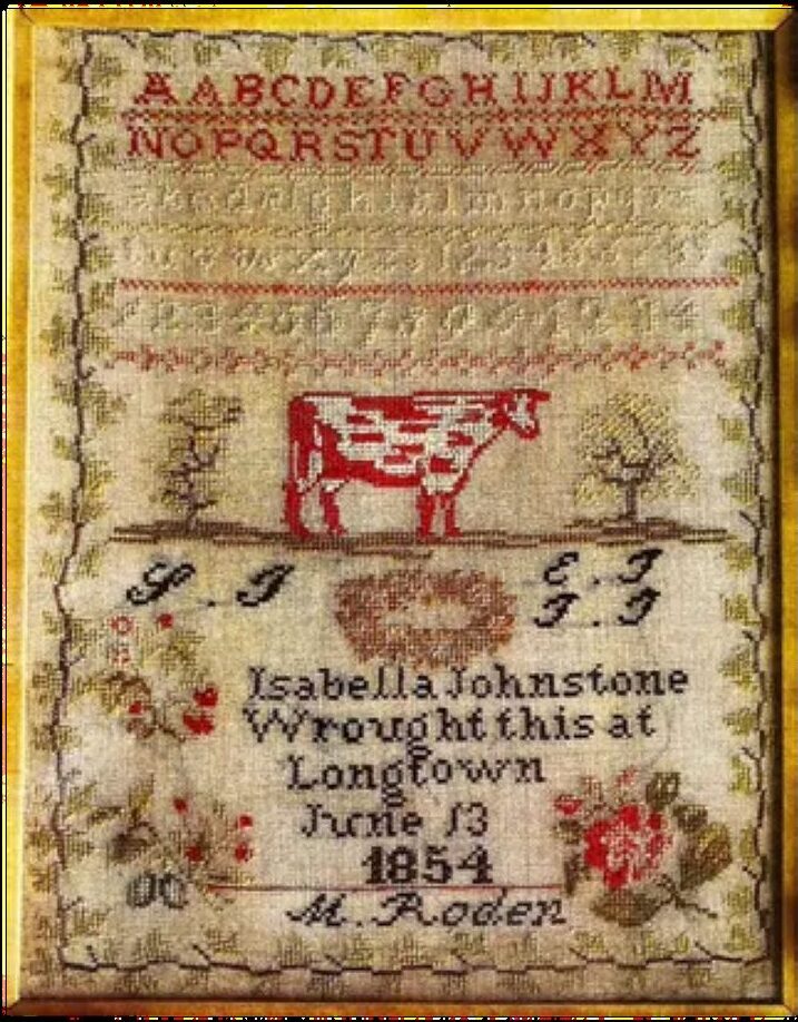 Isabella Johnstone 1854 by NeedleWork Press