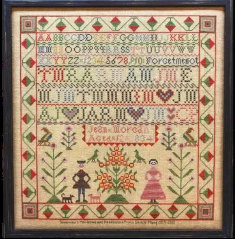 Jean Morgan 1834 by NeedleWork Press