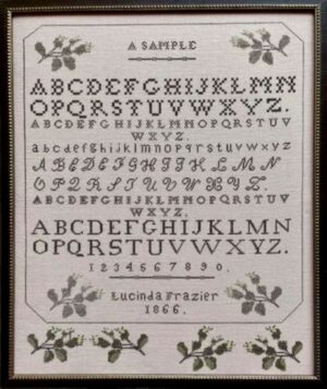 Lucinda Frazier 1866 by NeedleWork Press