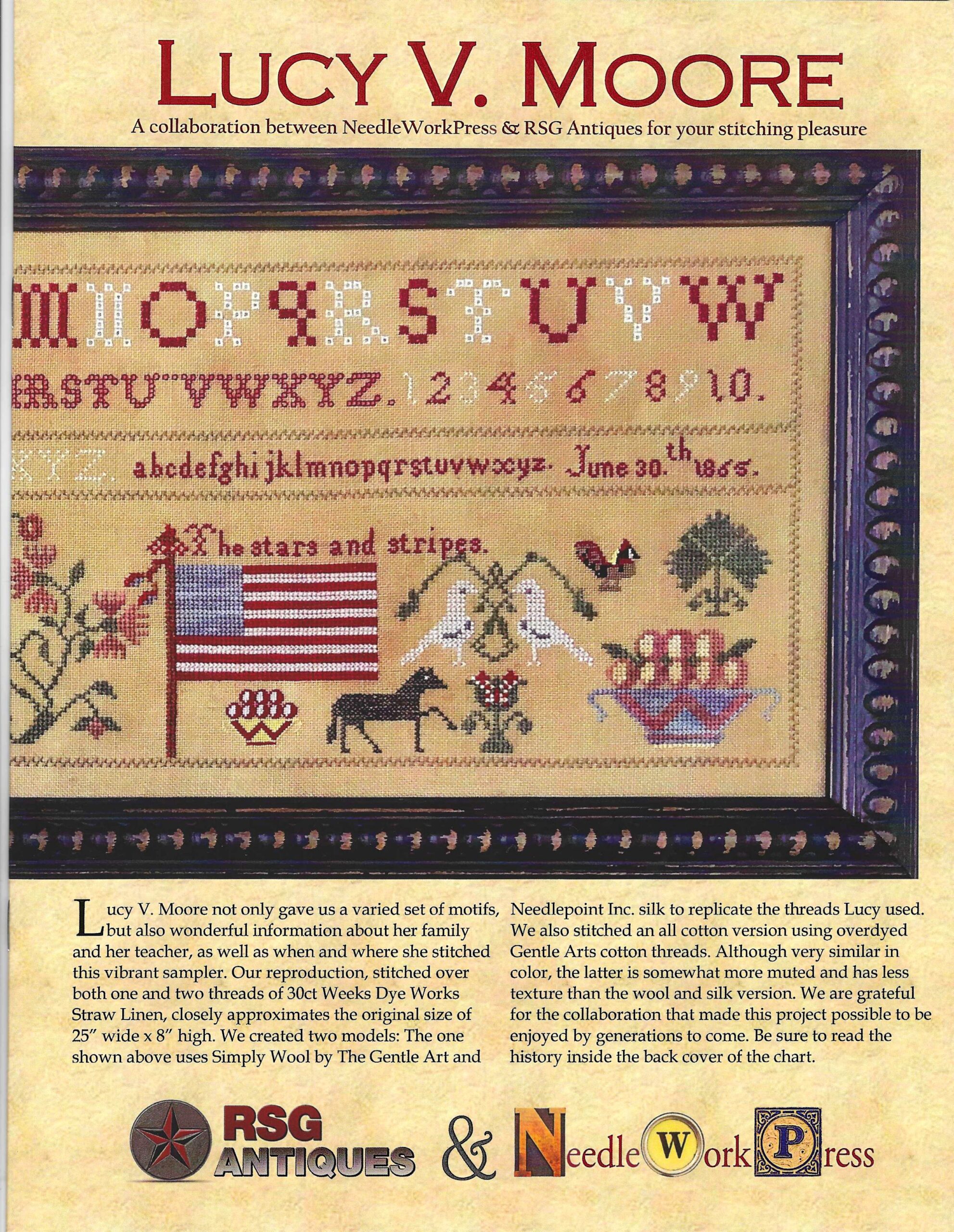 Lucy V. Moore by NeedleWork Press