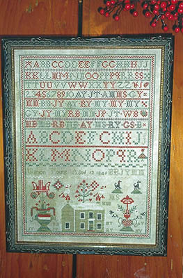 Marion Young 1841 Sampler by Chessie & Me