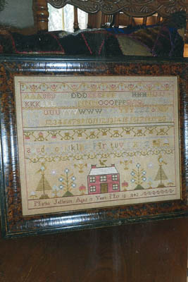 Martha Jefferson 1842 Sampler by Chessie & Me