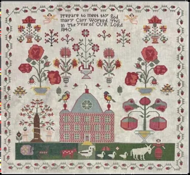 Mary Carr 1854 by NeedleWork Press