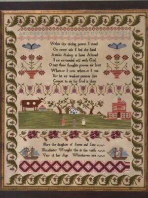 Mary Mccallester 1824 by NeedleWork Press
