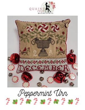 Peppermint Urn by Quaint Rose Needle Arts